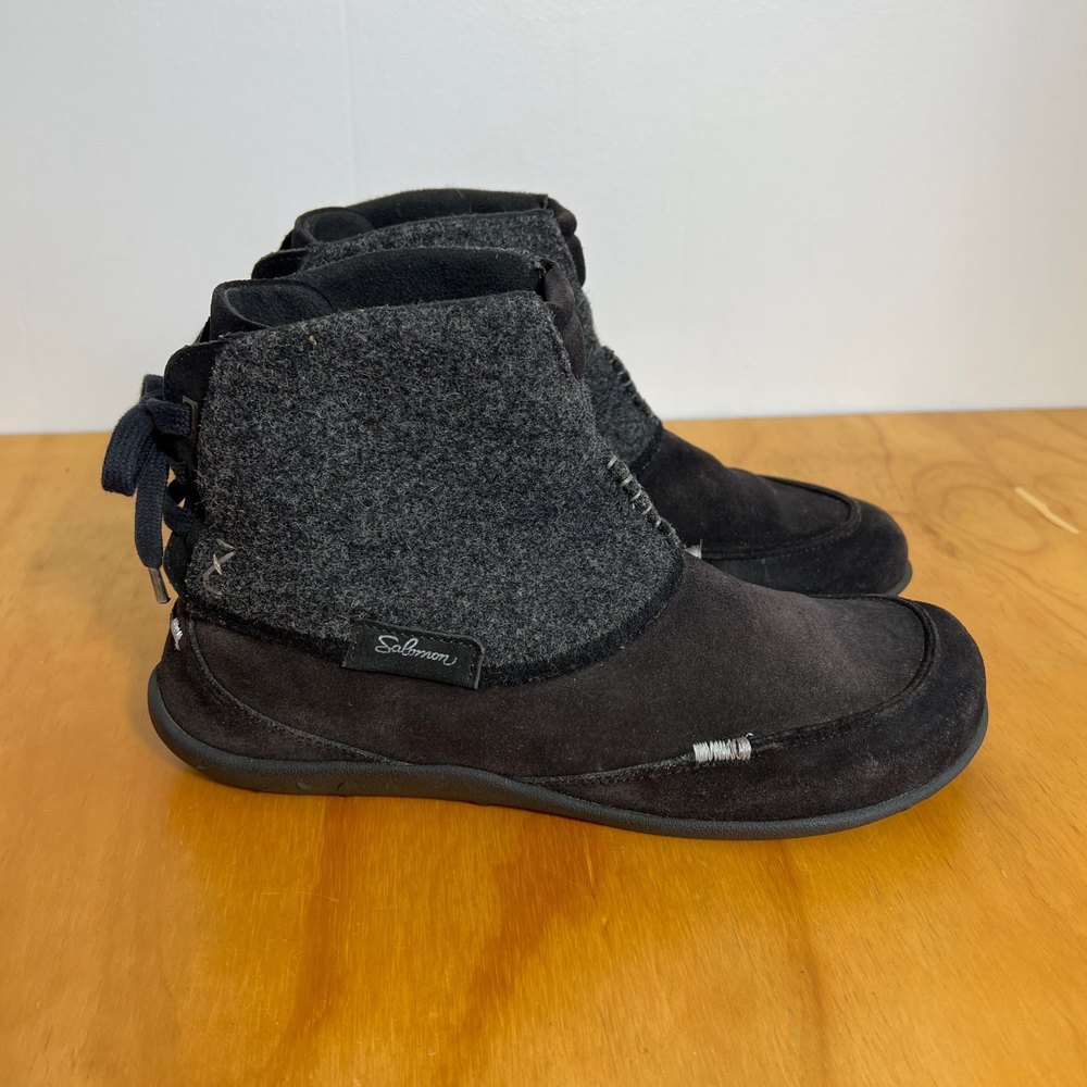 Salomon Ivy Felt Scandinavian Winter Boots Women's Size 11